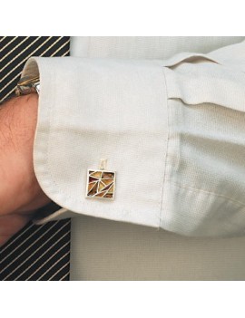 Cuff Links Gaudi Ocher  