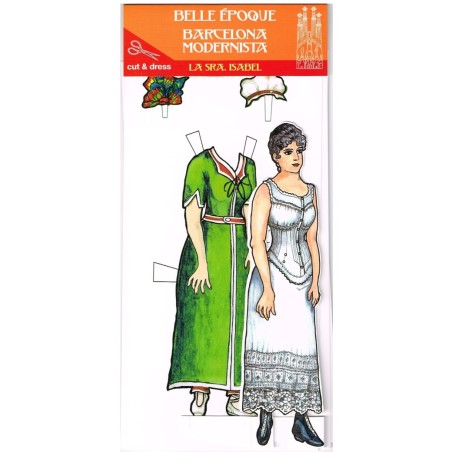 Vestidos Recortables Sra Isabel Barcelona Modernista