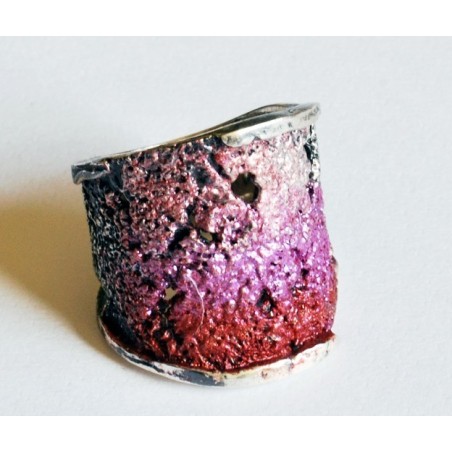 Modernist Enamel Ring