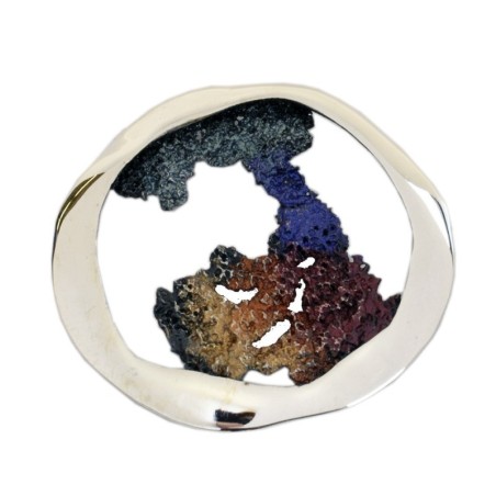Modernist Enamel Pendant