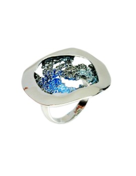 Modernist Enamel Rings