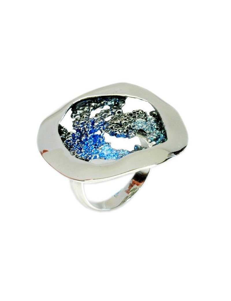 Modernist Enamel Rings