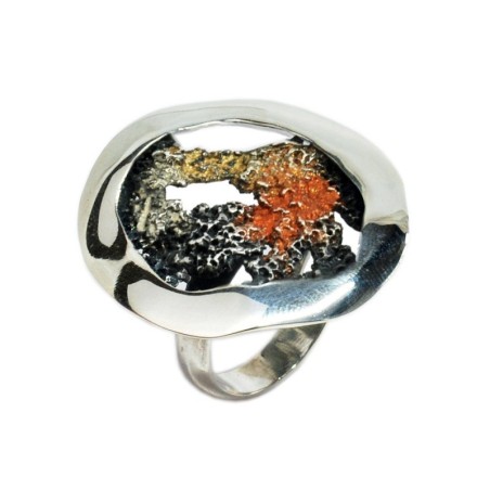 Modernist Enamel Rings