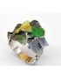 Anillo modernista esmaltado