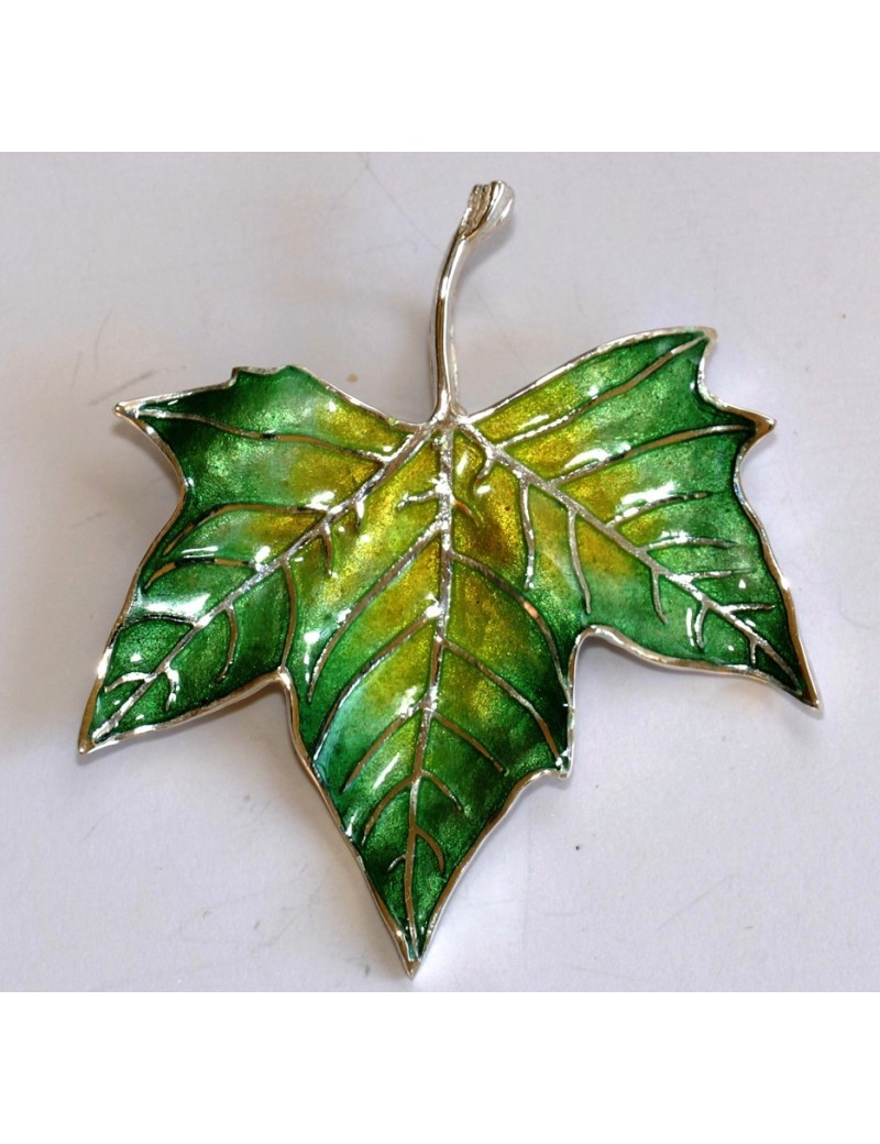 Planetree Leaf Brooch