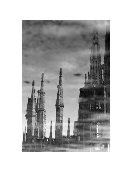 Photo Print Sagrada Familia Water Reflexion 1