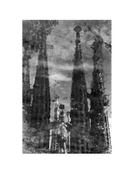 Photo Print Sagrada Familia Water Reflexion 1