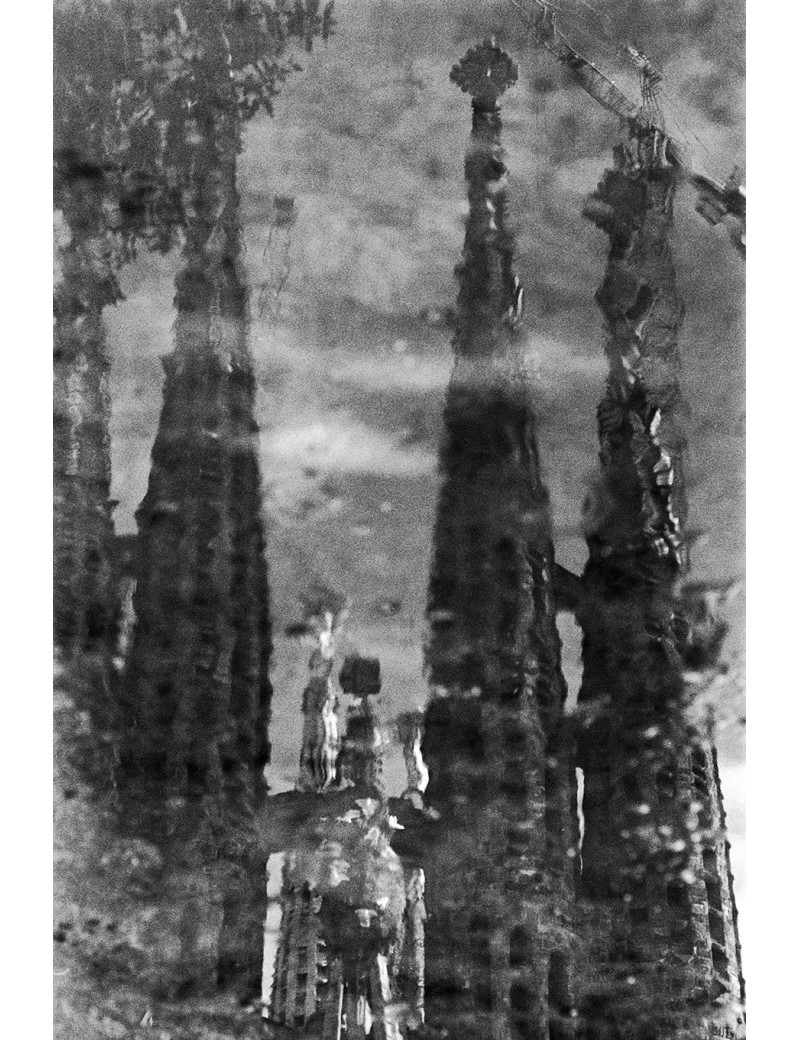 Photo Print Sagrada Familia Water Reflexion 1