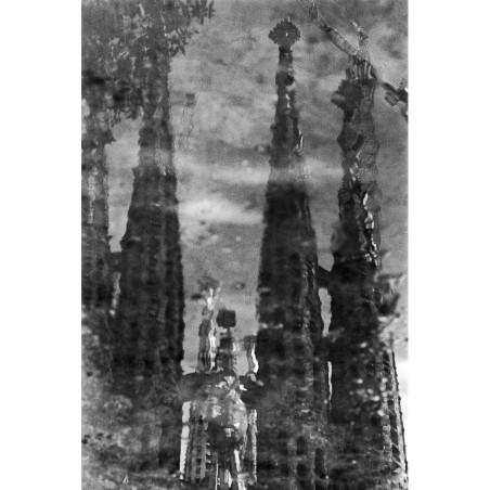 Photo Print Sagrada Familia Water Reflexion 1