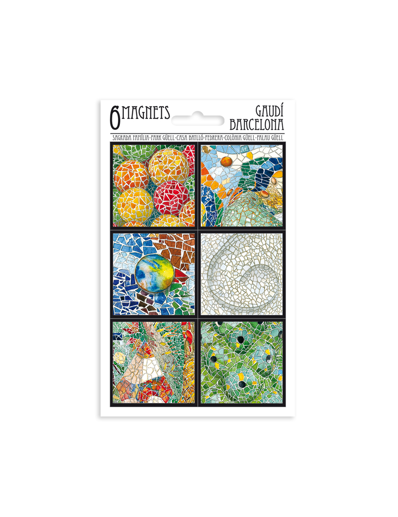 Set 6 Imanes Mosaico  