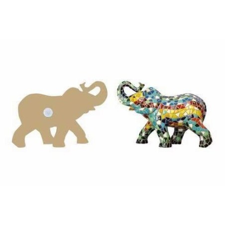 Elefante imán 9 cm.  