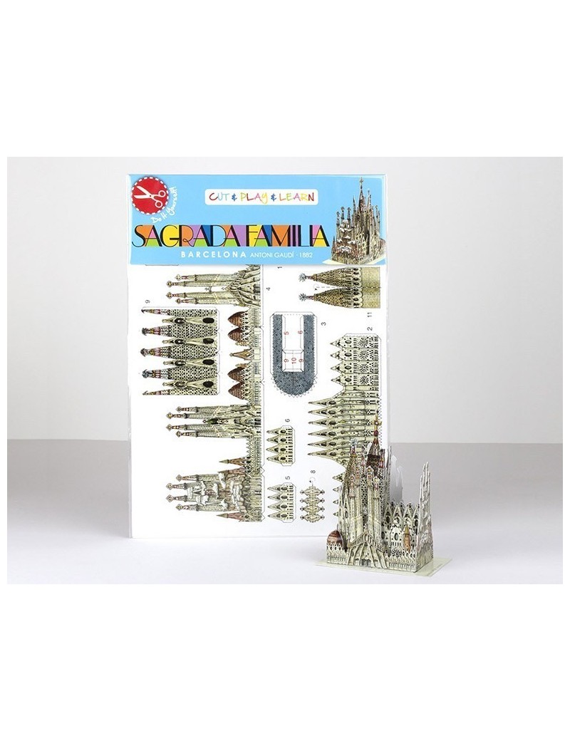 Mini Kit Recortable Sagrada Familia