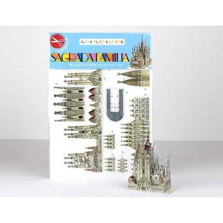 Mini Kit Recortable Sagrada Familia