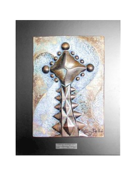 Cuadro en Relieve Aguja Torres Sagrada Familia  