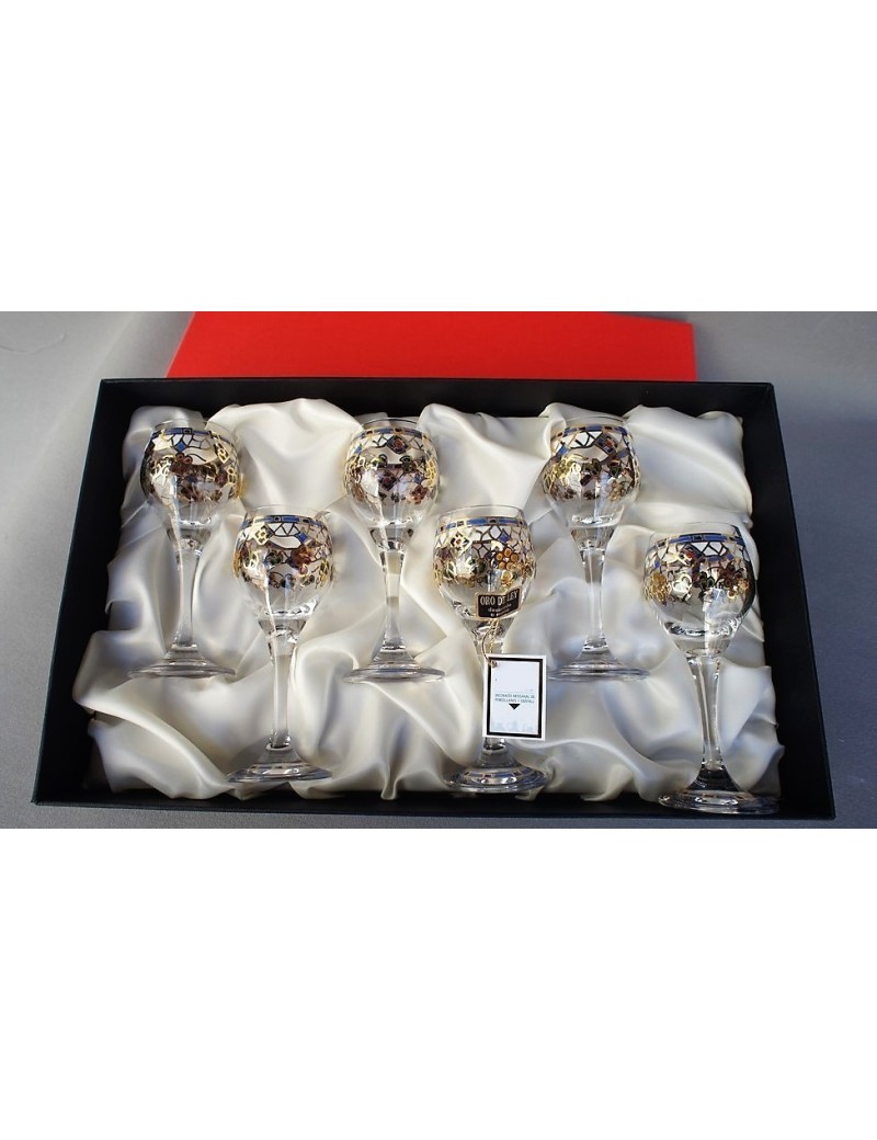 Set of 6 mini wine cups 13x5,5 cm
