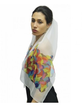 Foulard en soie Trencadis
