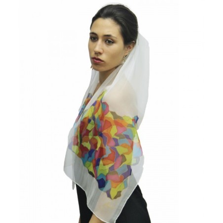 Foulard en soie Trencadis