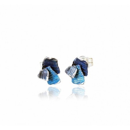 Boucles d'oreilles modernes émaillées