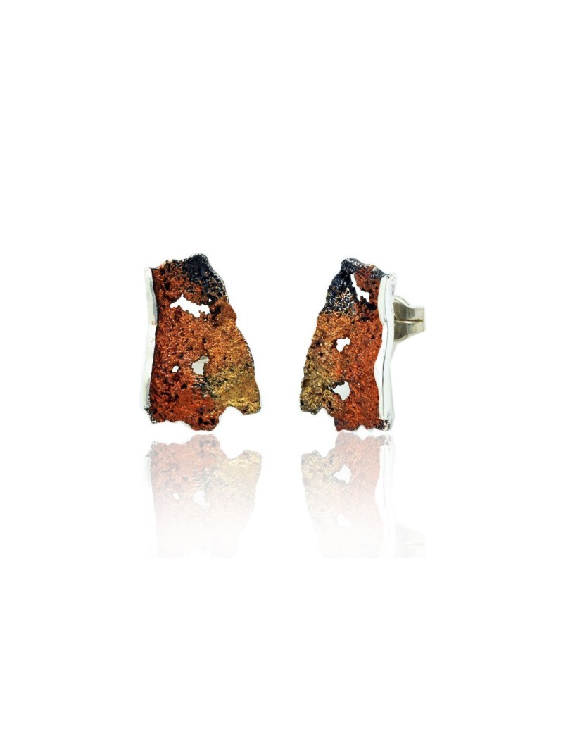 Modernist Enamel Earrings