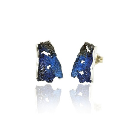Modernist Enamel Earrings