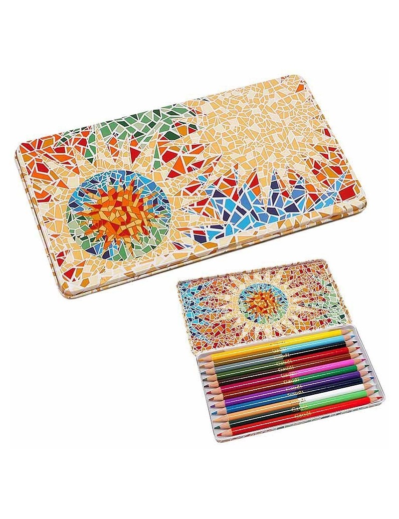  Boite colorée, trencadís, Gaudí