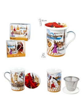 Tasse Sevilla avec couverture