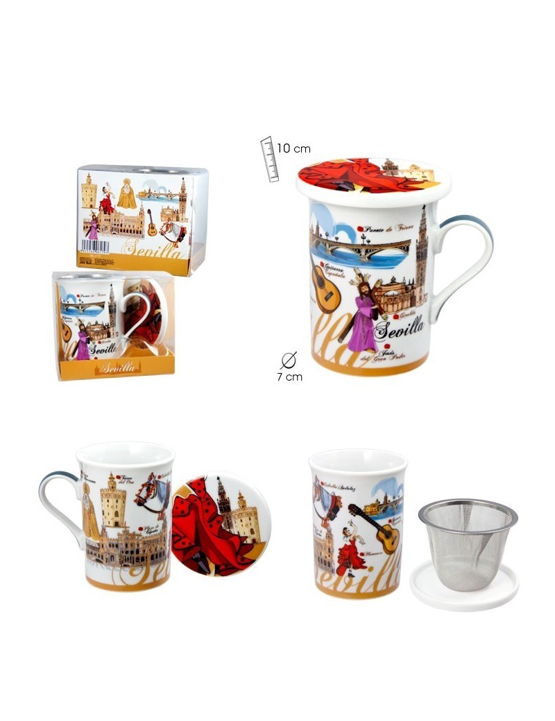 Tasse Sevilla avec couverture