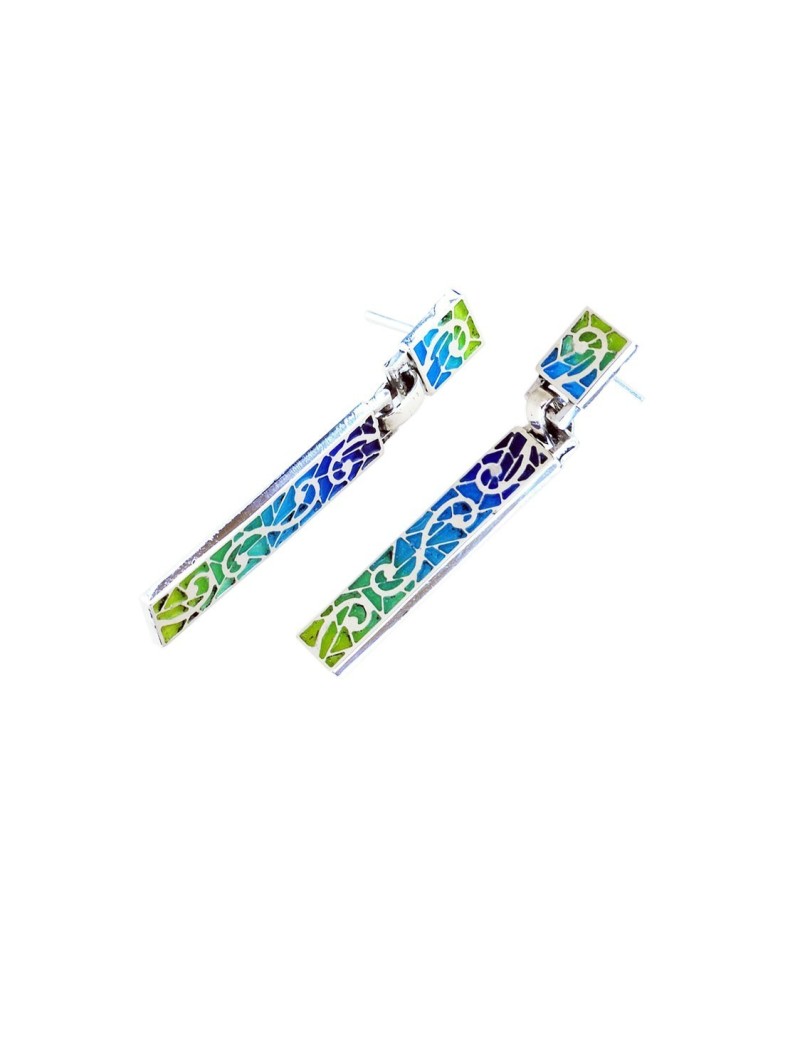 Trencadis long earrings 2 pieces