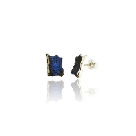 Small Modernist Enamel Earrings