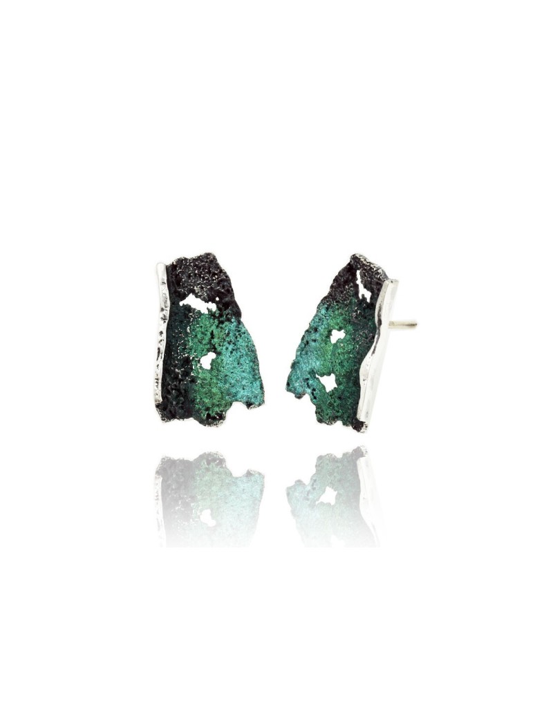 Modernist Enamel Earrings