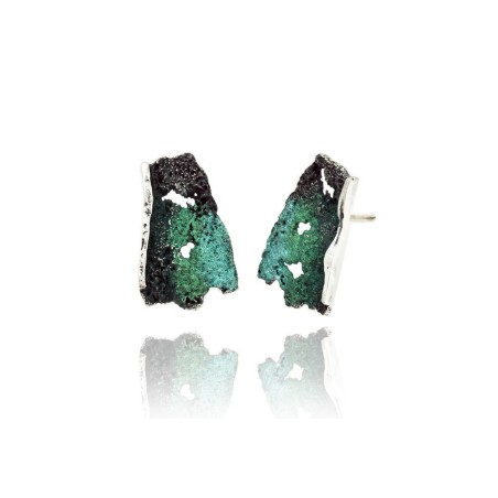 Modernist Enamel Earrings