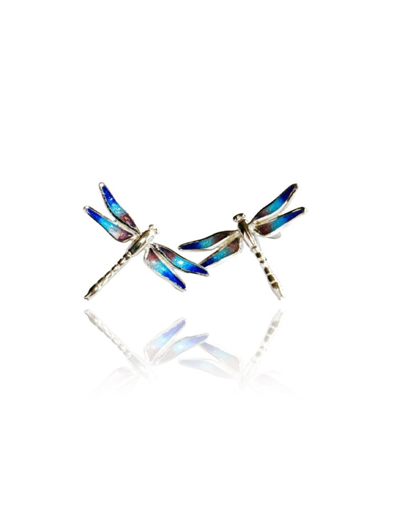Pendientes Conjunto Libélulas Azules