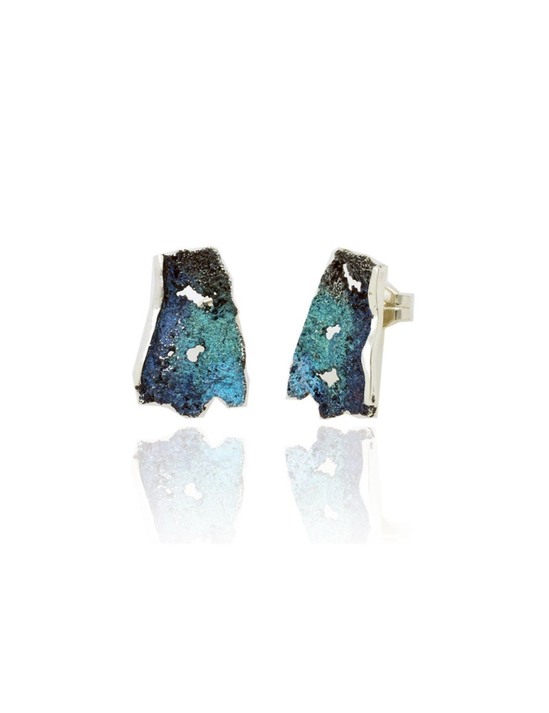 Modernist Enamel Earrings