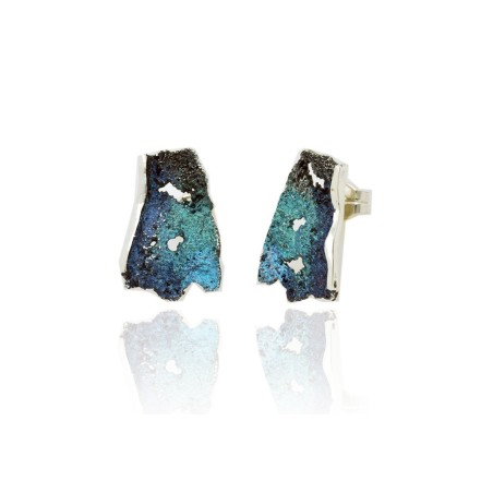 Modernist Enamel Earrings