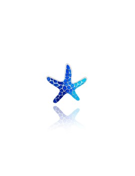 Colgante Estrella Gaudí Trencadís Azul Pequeño  