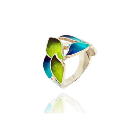 Anillo Amil  5 hojas 