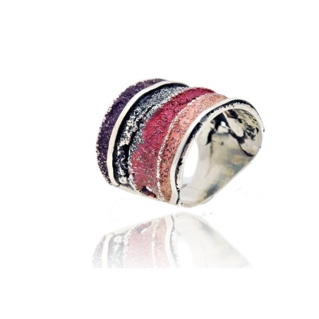 Bague rayée Sinera