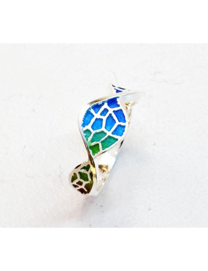 Bague serpentine Trencadís coloridos