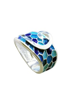 Anell G de Gaudí blau