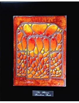Cadre bas-relief porte de La Pedrera