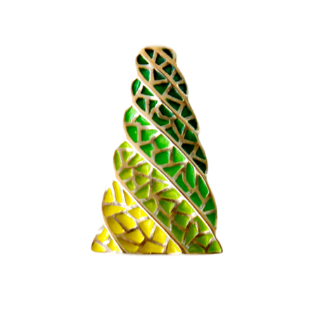 Small Pendant Chimney Gaudi Trencadis Green