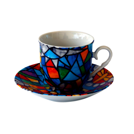 Set 6 tasses de café espresso Sagrada Familia