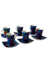 Set 6 tasses de café espresso Dong Vitral