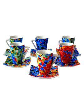 Set 6 tasses cafè espresso Dong Aurora