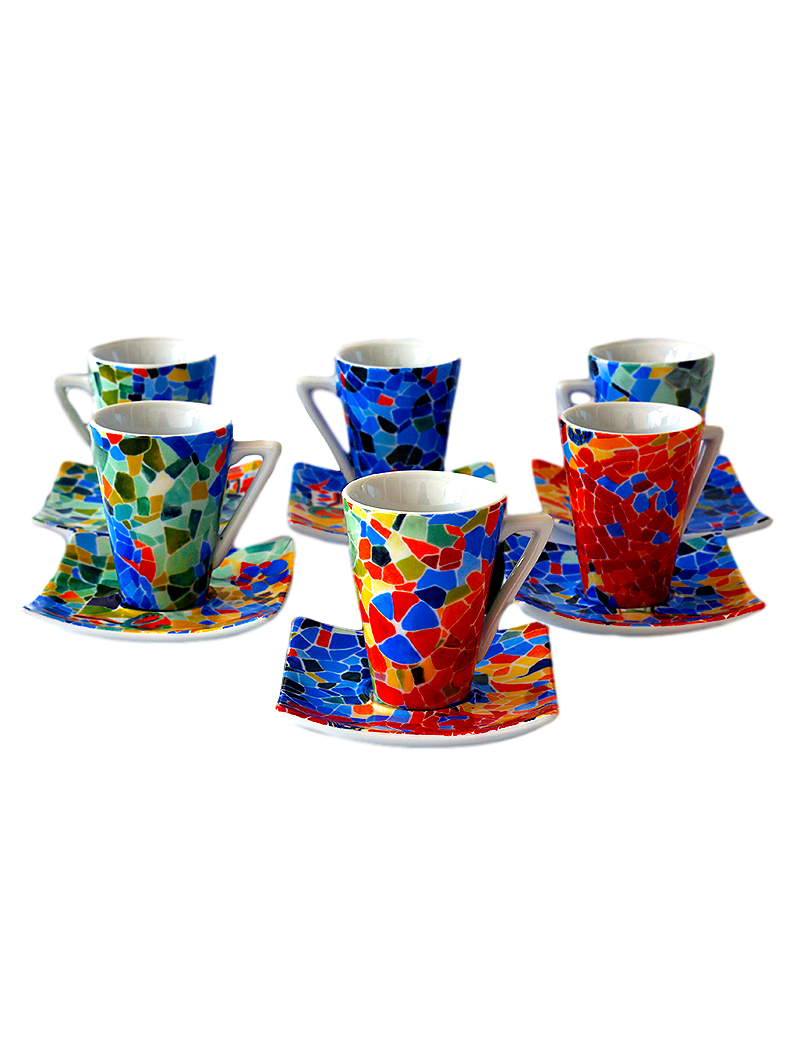 Set 6 tasses cafè espresso Dong Aurora