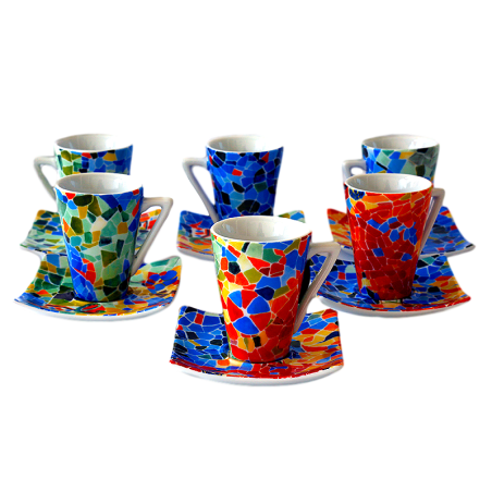Set 6 tazas café espresso Dong Aurora