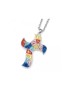Pendant Gaudi Cross Multicolor