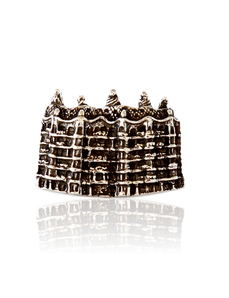 Gaudi La Pedrera Brooch