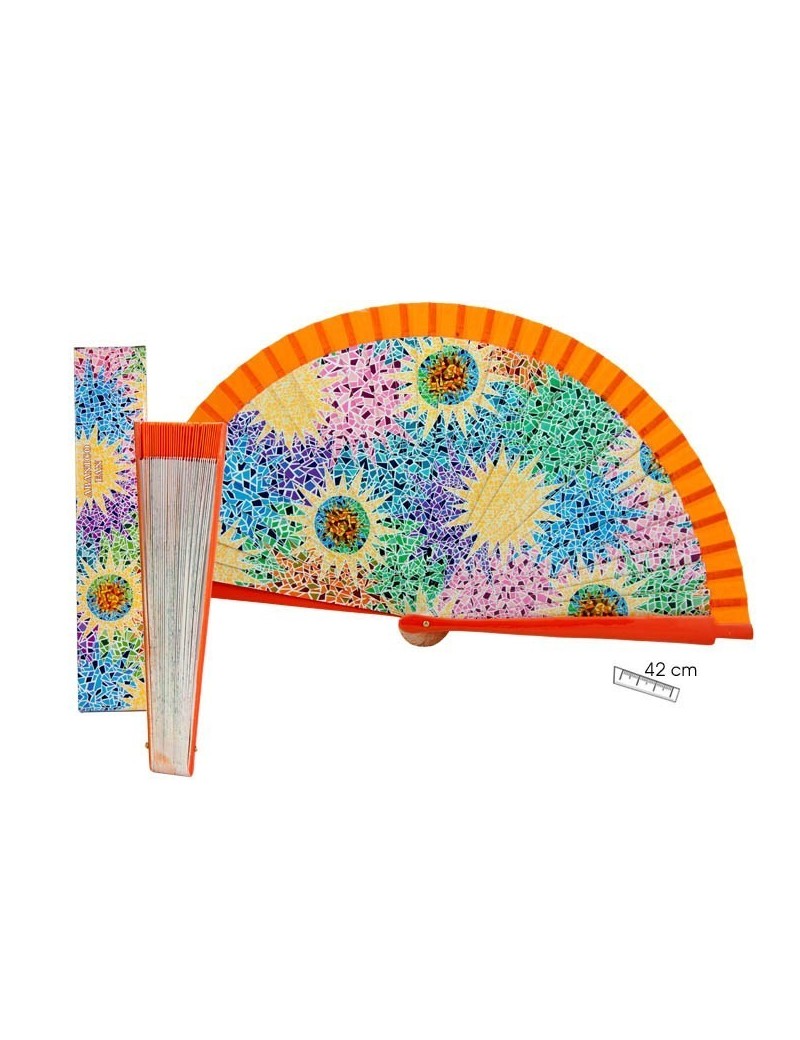 Gaudi Multicolor Fan