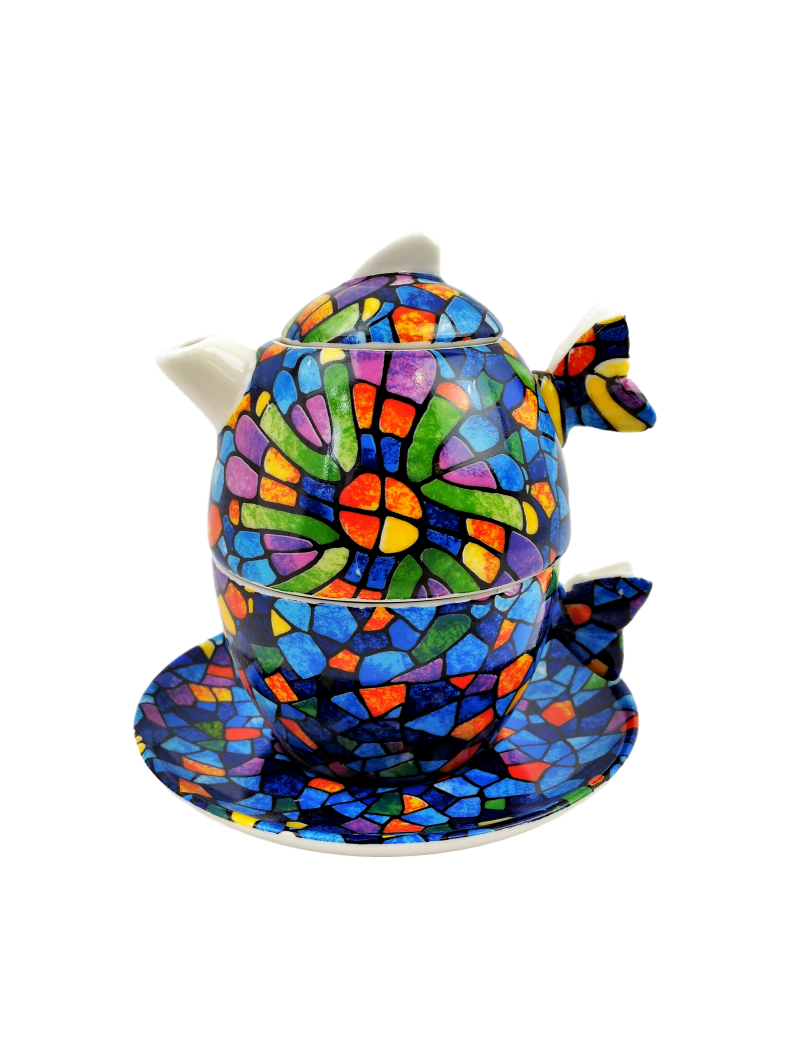 Set de té Gaudi Vitral